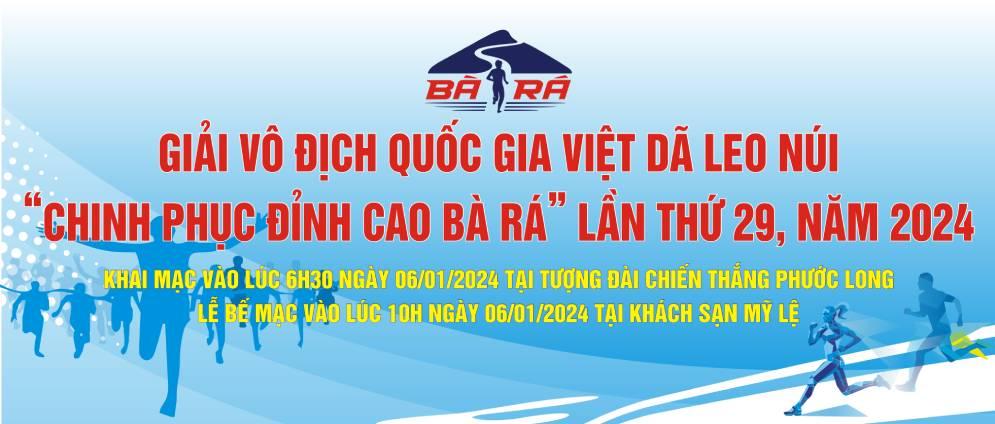 2024 VDQG Việt Dã Leo Núi "Chinh Phục Đỉnh Cao Bà Rá" Lần Thứ 29